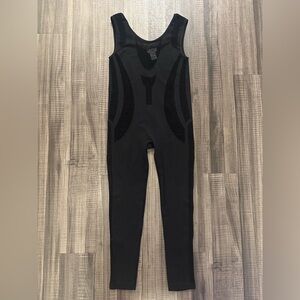 Love J Black Mesh Detail Top